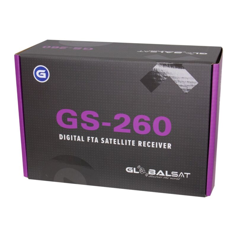 Globalsat GS260 Pro Ultra Hd Wi-Fi Preto - Imagem 4