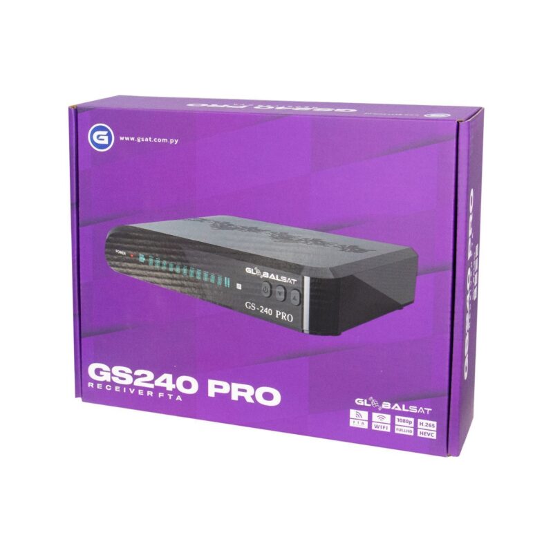 Receptor Globalsat GS240 Pro Wi-Fi - Imagem 4